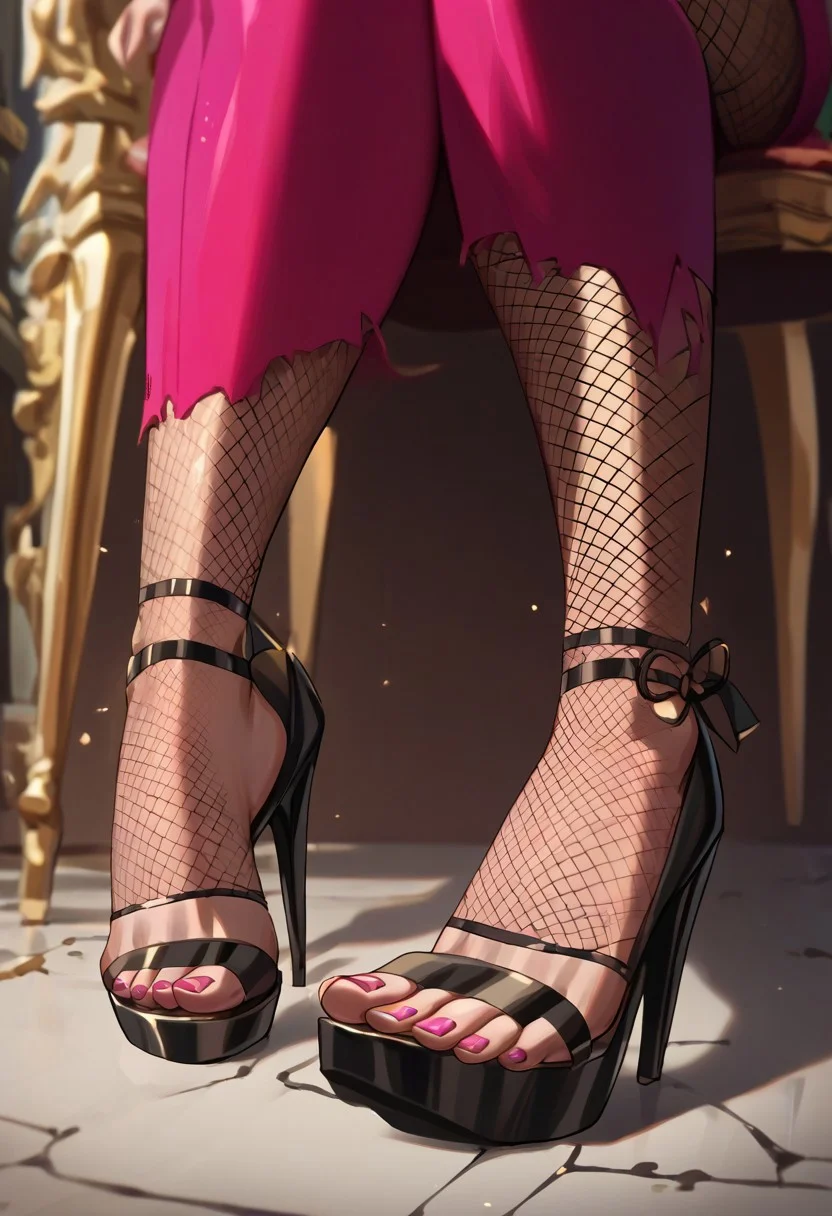 score_9, score_8_up, score_7_up, score_6_up, score_5_up, score_4_up,
gloria_(pokemon), feet focus, feet, fishnet stockings, stilleto heels,