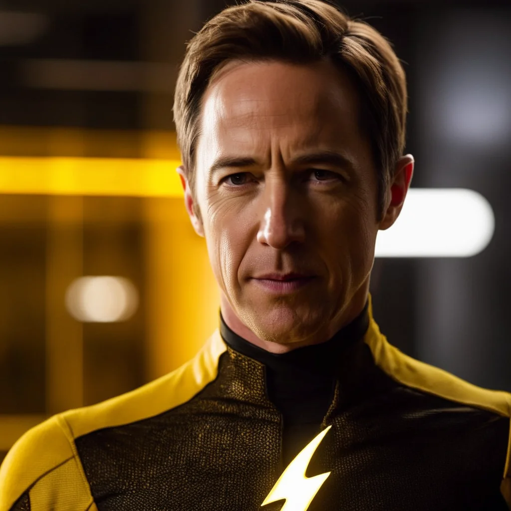 cinematic film still of Cinematic Film Footage
<lora:The Flash:1>
Eobard Thawne Reverse Flash portrayed by Tom Cavanagh, shallow depth of field, vignette, highly detailed, high budget, bokeh, cinemascope, moody, epic, gorgeous, film grain, grainy