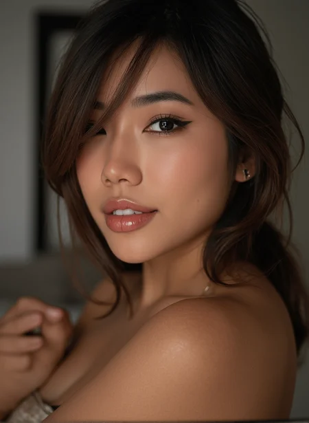 CerysMixer, ultra high definition and ultra realistic photo of a gorgeous young woman modeling. Incredibly detailed zoomed in professional photo of her face.