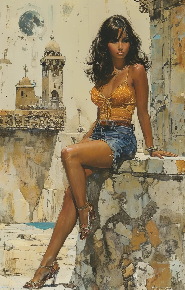 masterpiece,best quality,<lora:tbh298-sdxl:0.9>,illustration,style of Robert McGinnis
tech genius teenage girl