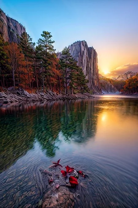 masterpiece, best quality, ultra-detailed, realistic, 8k, pine tree, flowers fields, many kinds of flowers, some of birds flying on the sky on very distant, beaches, rocks, sea waves, afternoon, sunset, beaches, beach sands, rocks, sea waves, a few of clouds, out-of-this-world scenery, lifelike, naturalism, greatest naturalism photo, immaculate detailed realism photography, soft pastel color tone, rich colors, best colors colorful leaves, perfect composition, perfect colors, colorful, clear photo, intrigue nature panorama, delicate nature photo, immaculate micro-details nature elements, (out-of-this-world scenery:1.23), beautiful landscape, beautiful flowers, crystal fantastic, breathtaking beautiful nature, unmatched beauty nature, more nature elements, rich nature elements, beach, (awards winning photography:1.37), trending on artstation, real life photo realistic, intricate detailed richest nature elements, perfect proportion, aesthetic, artistic style, surreal, insanely lifelike, top best naturalism photography, peaceful atmosphere, perfectly intricate detailed, greatest detailed, intricate nature details background, depth of field, no human, highest quality, detailerlora,