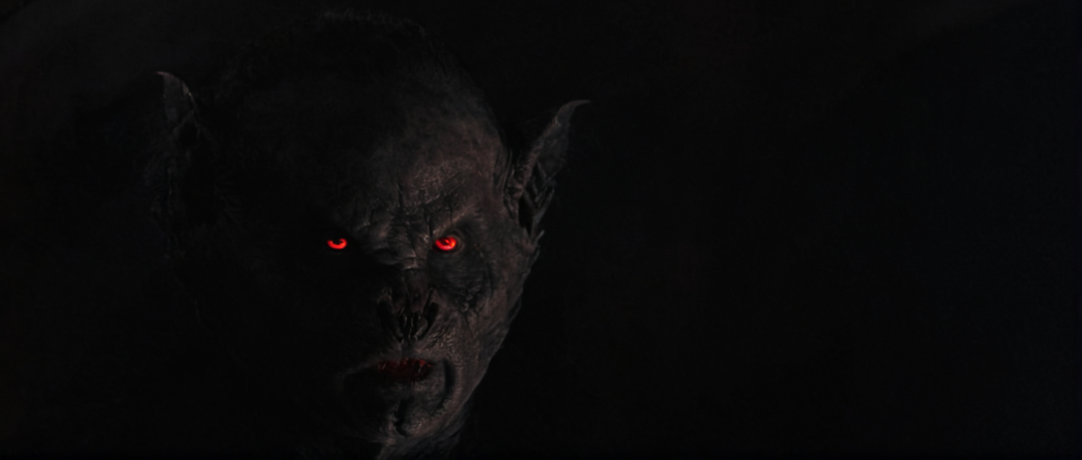Horror-themed,  <lora:Vampire Bat:1>
Set in 19th-century England and Romania, Vampire Bat a red eyes staring in the dark at camera,solo,simple background,red eyes,glowing,black background,glowing eyes,dark , Horror themed, dark themed, Bram Stoker's Dracula 1992 film style, Eerie, unsettling, dark, spooky, suspenseful, grim, highly detailed