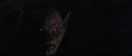 Horror-themed, <lora:Vampire Bat:1>
Set in 19th-century England and Romania, Vampire Bat a red eyes staring in the dark at camera,solo,simple background,red eyes,glowing,black background,glowing eyes,dark , Horror themed, dark themed, Bram Stoker's Dracula 1992 film style, Eerie, unsettling, dark, spooky, suspenseful, grim, highly detailed