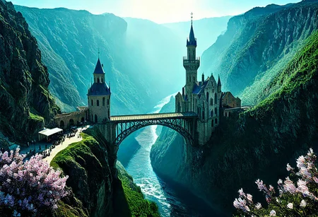 towers ringed in mist, sunrays, mixed media, flux-style, surrealism, fantasy, great lighting, A surreal landscape highly detailed, extremely high-resolution details, appears trapped in an optical illusion of reflections and refractions, colorful, Spring, cherry blossoms in the wind, sweeping vistas, majesty, spring blooms, (Zhangjiajie mountains:1.2), (((Paris in contemporary France, baroque architecture, European architecture, German Renaissance towers))), (stone arch bridges:1.05), winding rivers extending to the horizon, professional photography, natural lighting, volumetric lighting maximalist. vivid, vibrant colors, intricately detailed, (psychedelic colors, psychedelic colors:1.15), complex, elegant, expansive, fantastical, film photography style, medium grain, cmnt
(8k uhd:1,4)
<lora:add-detail-xl:1>
<lora:Dynamic Poses:1>