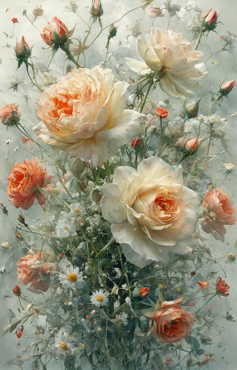 masterpiece,best quality,<lora:tbh51-sdxl:0.75>,illustration,Pale flowers,