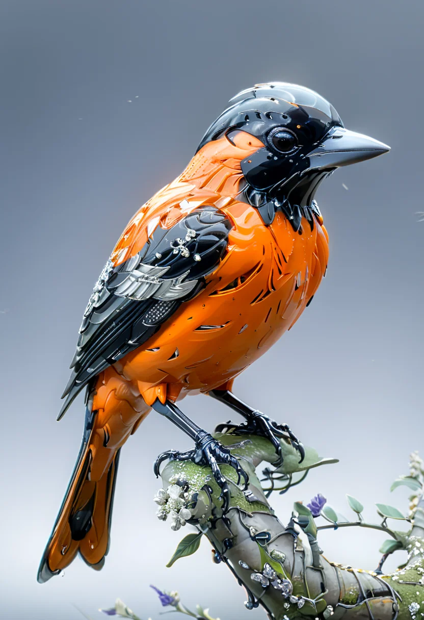 (HD, masterpiece, best quality, ultra detailed), pg-rated, a Baltimore Oriole made out of SilverPulse, add-detail-xl, xl_more_art-full_v1<lora:XL\Style\SilverPulseMorphXL.safetensors:1.0:1.0> <lora:XL\Enhance\add-detail-xl.safetensors:0.8:0.8> <lora:XL\Enhance\xl_more_art-full_v1.safetensors:0.8:0.8>