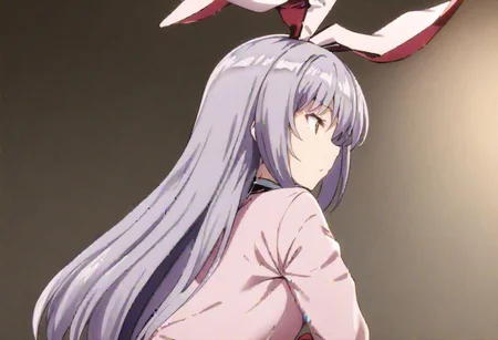 pixiv, anime coloring,
solo, solo_focus, 1girl, reisen udongein inaba, 
masterpiece, best quality, very aesthetic, absurdres,