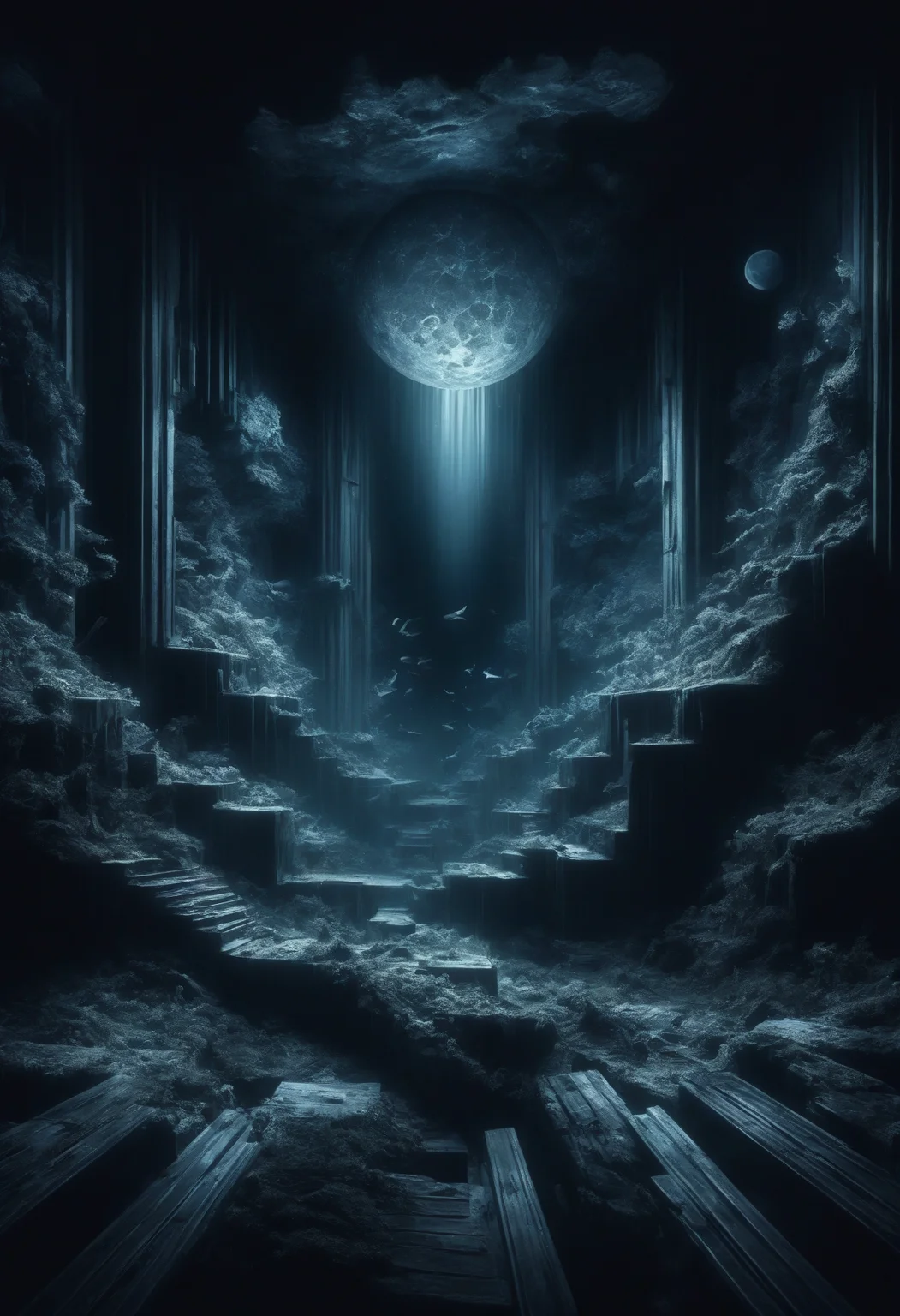 DonMN1gh7XL night,moonlit, emotion, behavioral therapy, defense mechanism, place cell network, guilty, deep sea, sky, trompe - l'oeil, relaxing, ray tracing, heroengine engine, pop art, encaustic painting, perspective, sharp focus, 32k, inventive, epanalepsis #fast autofocus, f/16, shutter speed 1/125 sec, iso3200, white balance fluorescent, exposure compensation "0 ev", aperture priority shooting mode, framing, focus mode single, spot metering" <lora:myLora\DonMN1gh7XL-000006:1.5>,
