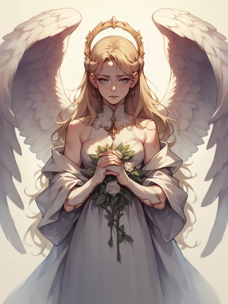 score_9, score_8_up, score_7_up, score_6_up, score_5_up, score_4_up, 1, w1ngs, <lora:w1ngsXLP:0.7> 1girl, angel wings,