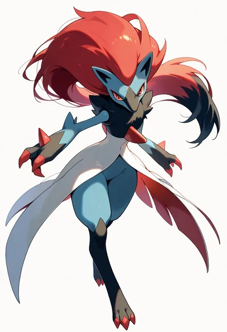 (masterpiece, best quality, high quality, highres), very awa, highres, absurdres,
pokemon, pokemon \(species\), (no humans:1.1), (solo:1.2), full body,
(Lucario:0.65), (Gardevoir:0.55), (Zoroark:0.45), 
simple white background,