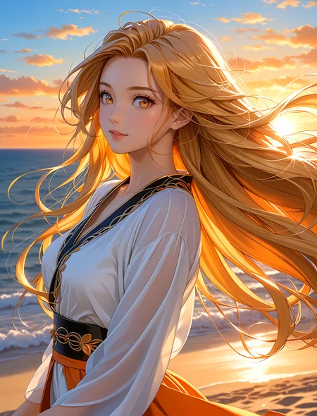 source anime, score_9, score_8_up, score_7_up,
beautiful woman, orange and blonde hair, hair flowing in the wind, sunset background, dreamy expression, detailed clothing, high detail, photorealistic, vibrant colors, golden light
<lora:StS_detail_slider_release_two_v3:1>