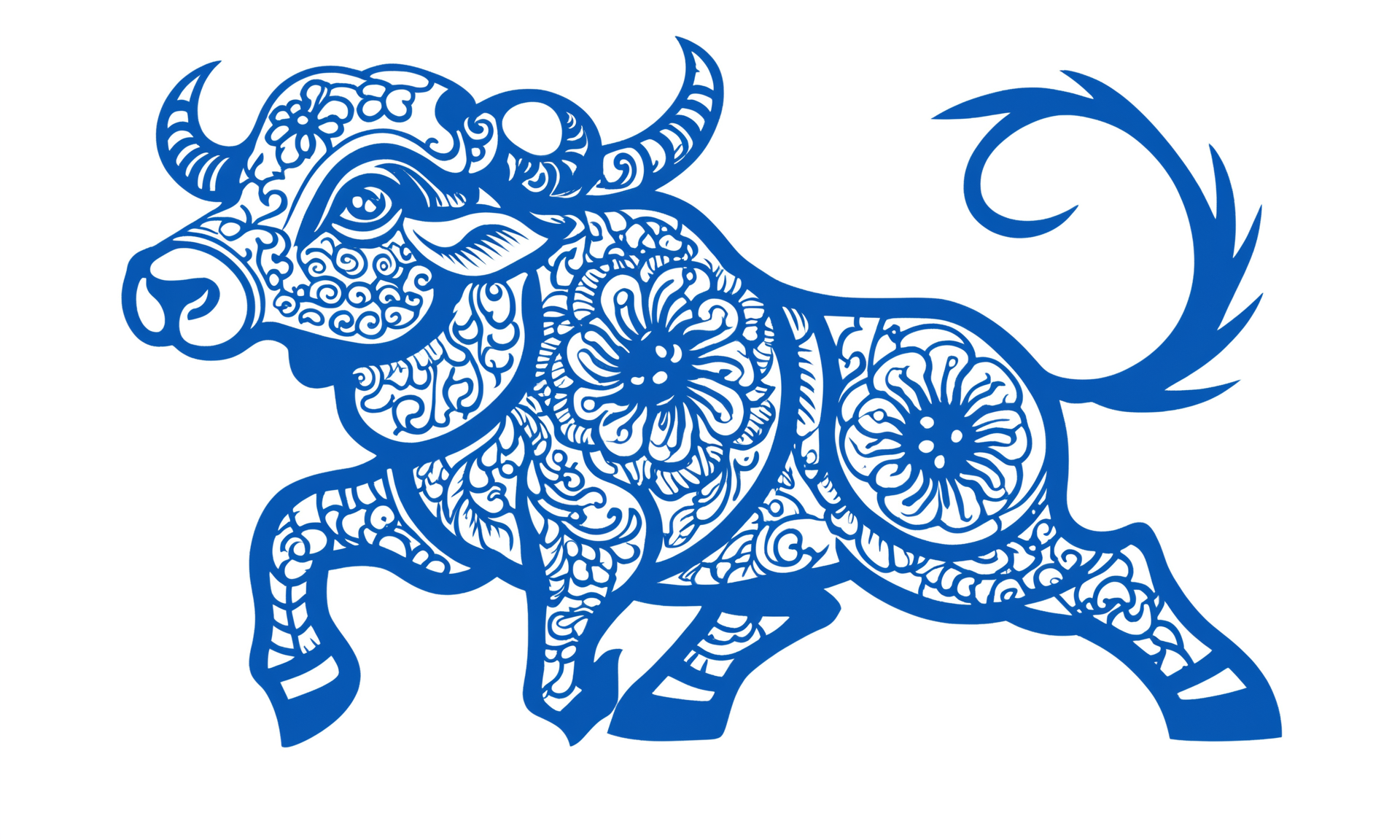 <lora:papercutcd_xl-000004:0.8>, a Chinese paper cut of a ox , papercutcd_xl, blue theme, (solo:1.2), no humans, chinese zodiac,, cutie, cute, (white background:1.3, Unbelievable Digital Artwork:1.3), CGSociety, ArtStation, master works, masterpiece, best quality, ultra detailed, high quality