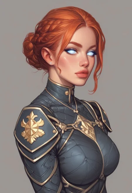 ((1girl, cute face, standing in wastelands, sands, dynamic pose,
Glowing aura surrounding a futuristic character like the Nomad, clad in a futuristic detailed brown suit handmade, (((army body armor))) patches on suit, redhead, long bangs,holographic blue light streaks, full face gasmask, (big shining white eyes without pupils:1.5), dynamic pose)),
BREAK
((((full closed)))),
strange world background score_9, score_8_up, score_7_up, score_6_up, source_cartoon, rating_explicit, Expressiveh, (((((upper body))))), dynamic pose