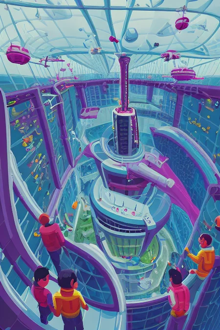 <lora:S1-Kurzgesagt_Yiffy-e18-000008:1>,
building,city,sci-fi,space station,jet,people,tree,
vector art, Kurzgesagt, sharp focus, (HDR), (8k), (gigapixel), ((masterpiece))