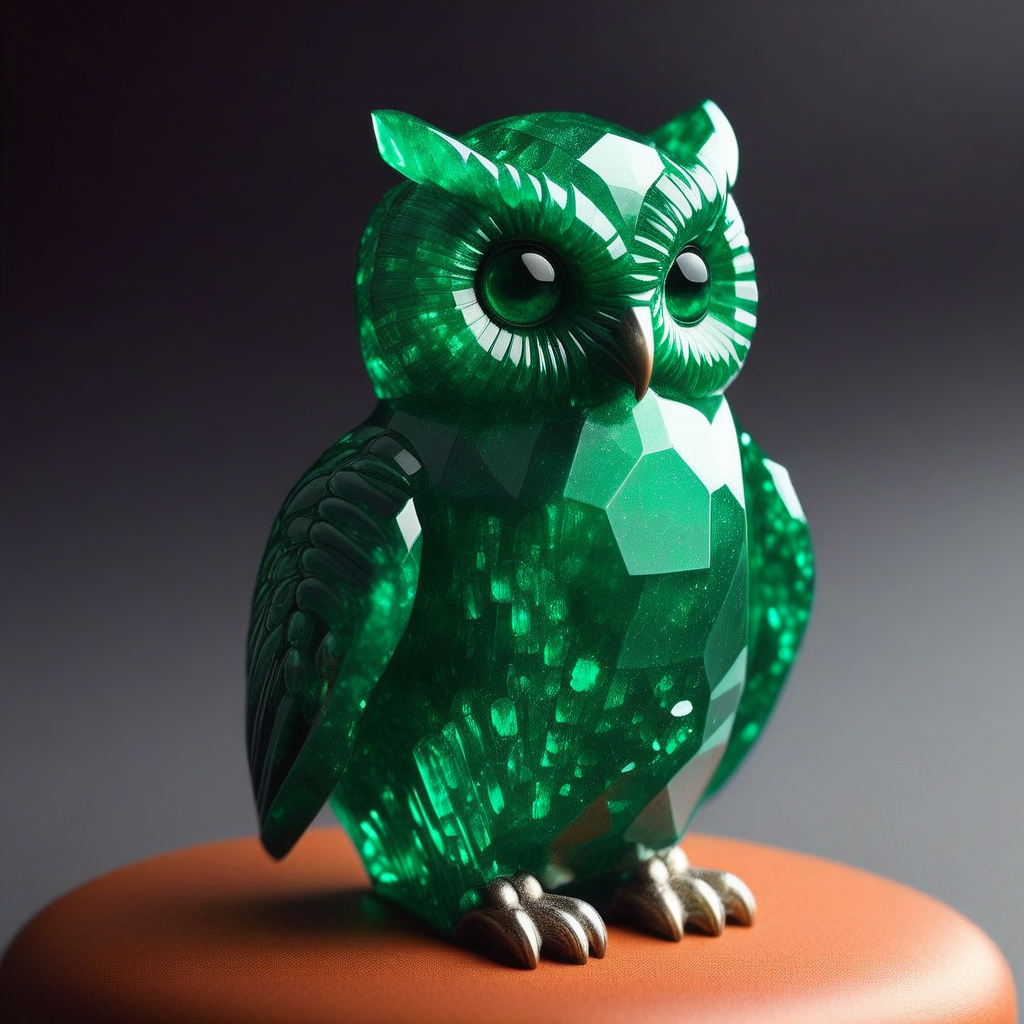 emeraldmorph, an owl