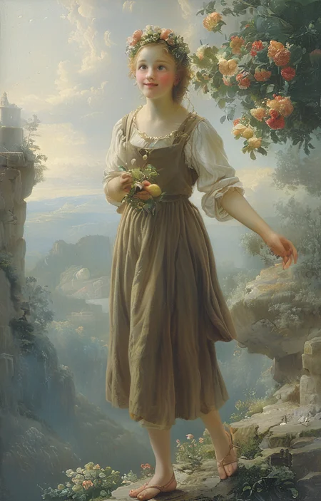 masterpiece,best quality,<lora:tbh240-sdxl:0.9>,illustration,style of Fritz Zuber-Buhler, tech genius teenage girl