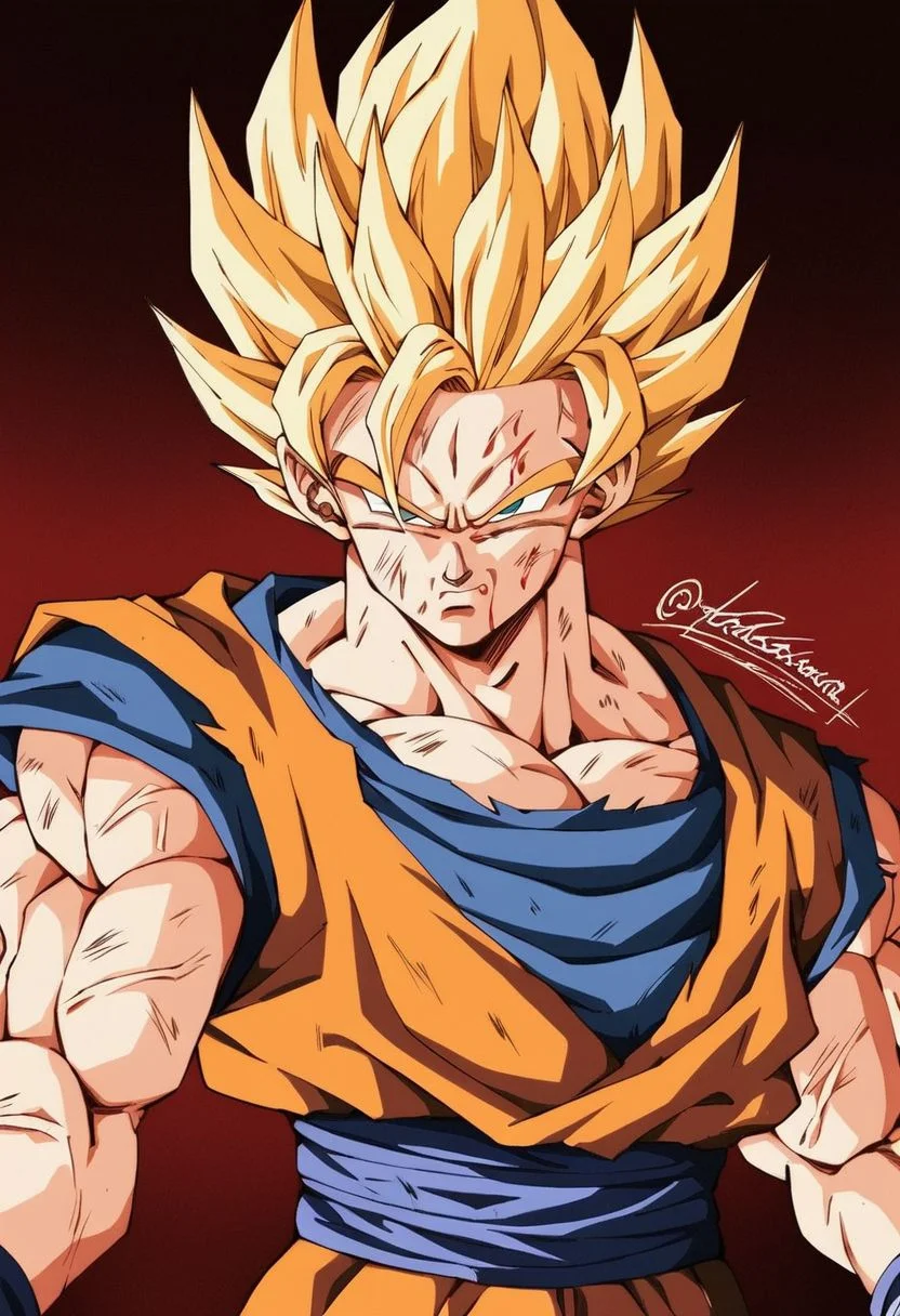 score_9, score_8_up, score_7_up, score_6_up,rating_questionable,((Solo:1.0)),(goku,sayan1), (super expresive), ultradetailed, masterpiece, best quality, highres