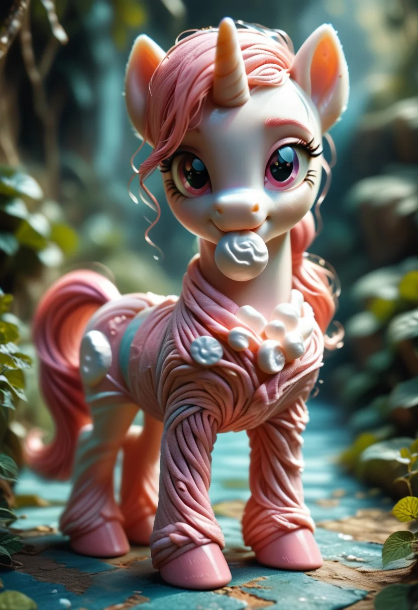 score_9, score_8_up, score_7_up, Realistic, BREAK,
World Morph (Marshmallow), pony unicorn