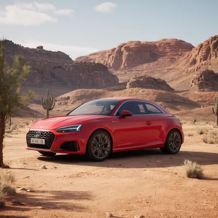 cinematic film still of <lora:Unreal Engine style:1>
An Unreal Engine image of a red car parked in a desert area,outdoors,tree,no humans,ground vehicle,motor vehicle,car,vehicle focus,sports car , realistic, realism, photorealism, hyperrealism, hyperrealistic, realistic, sharp, detailed, cinematography style, film light style, movie still, professional photography, artistic, perfection, contrast, cinematic, filmic, high quality photo, 8k quality, colorful, photography style, 3D computer graphics, Blender, 3ds Max, Maya, Cinema 4D, ZBrush, AutoCAD, LightWave 3D, Adobe Dimension, virtual reality, 3d, different people, different characters, Unreal Engine style, shallow depth of field, vignette, highly detailed, high budget, bokeh, cinemascope, moody, epic, gorgeous, film grain, grainy