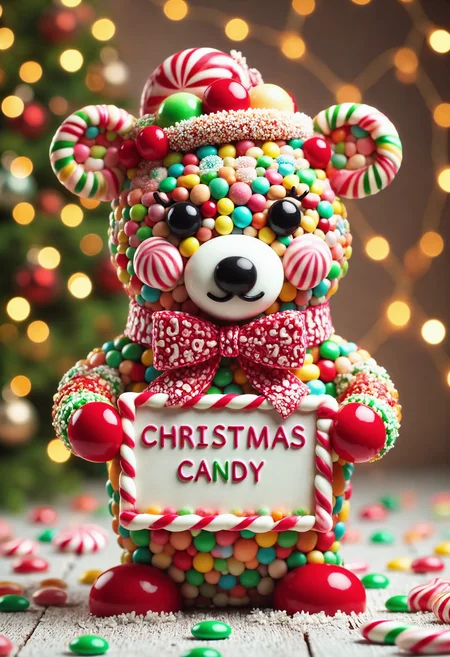 CHRC4ND7, a cute coala with a sign that reads:("CHRISTMAS CANDY")