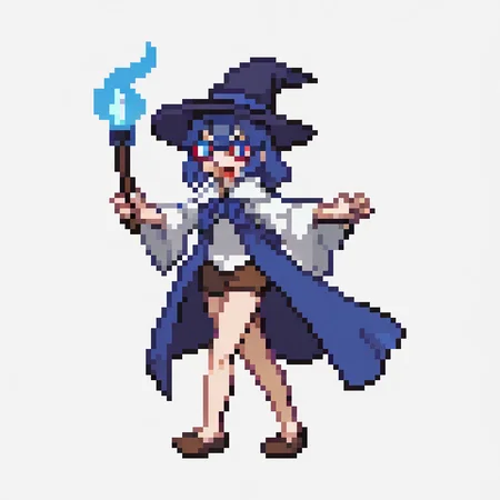 1girl, glasses, witch, hat, blue flame
 <lora:pk_trainer_xl_v1-1:0.7>
 simple background