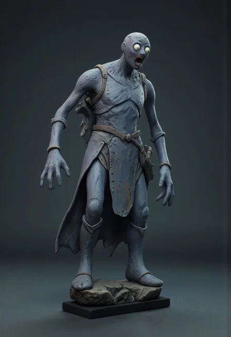 MikeFranchinastyle, DGC style, d4artstyle, d4concept, , bbstyle,, horror theme,, zbrush, ZBClay model of a gray sculpture, rofe
Set against a solid dark color background to emphasize its eerie unsettling unnatural form that emphasizes its silhouette. The medium is not a traditional painting or illustrative medium like watercolor or ink but rather a digital 3D rendering.
A knight