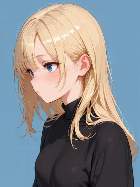 masterpiece,amazing quality,best quality,ultra-detailed,8K,illustration,CG,shiny hair,clear skin,ultra-detailed-eyes,simple background,cute girl, eyelashes <lora:wolf cut hair_illustrious_V1.0:1> wolf cut hair