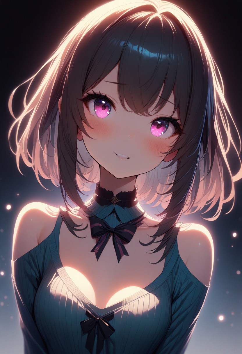 1girl, perfect body, cute face, soft glowing background, masterpiece, best quality, very aesthetic, absurdres,  , digital illustration
