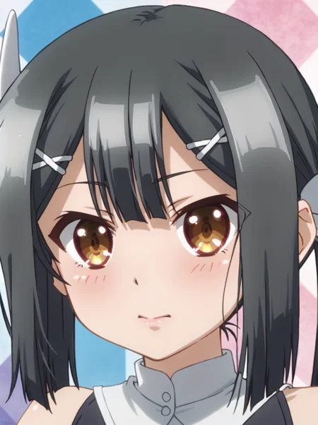detailed background, shiny skin, rating safe, posing,
<lora:miyu.pony:1>,
miyu,
upper body,