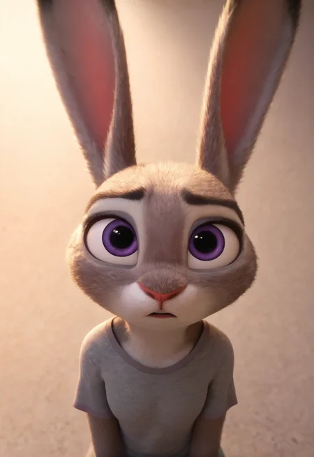 score_9, score_8_up, score_7_up, score_6_up, BREAK
source_cartoon, BunnyJudy, disappointed, grey shirt, from above, ears down, posing, upper body, looking at viewer<lora:judyhopps:0.65>