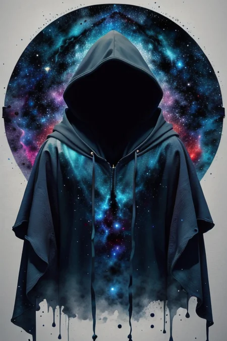 Magic cloak, hood, under the hood space, galaxies, magic, high detailed space, stars and galactics under the hood, opened hood, space under the cloak, <lora:epi_noiseoffset2:1>,  <lora:ink-0.1-3-b28-bf16-D128-A1-1-ep64-768-DAdaptation-cosine:0.8>