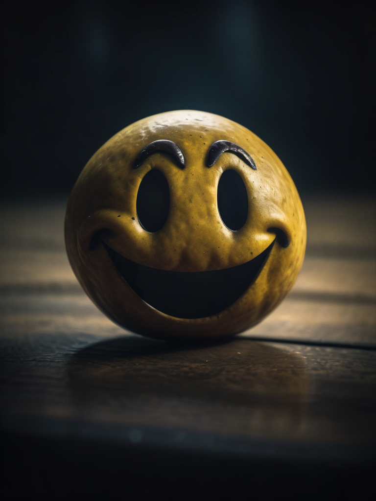 an abstract photo of creepy smiley ghost smilling from a far distance, unsettling quality, dark photo realism, ominous, grainy noir, grittly, ultra wide shot, nostalgic and hazy, art style by Paul Rumsey, cinematic, 8k resolution