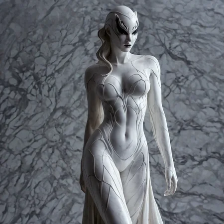 UHD, 4k, ultra detailed, cinematic, a photograph of <lora:perfection style:0.3>
<lora:sculpture v2:0.9>
Marble sculpture statue of <lora:Symbiote Style v2:0.5>
a woman with a venom costume standing in front of a wall Symbiote Style full shot
Marble sculpture style, epic, beautiful lighting, inpsiring