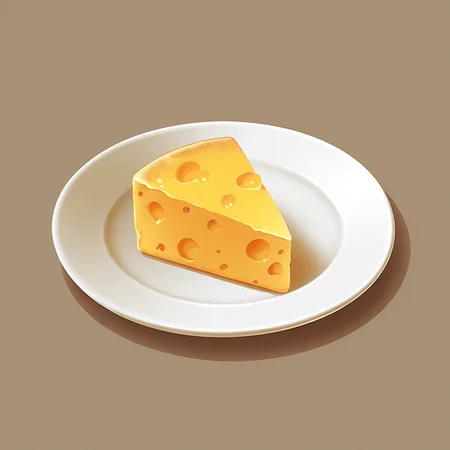 no humans, plate with cheese, solo, softic, simple background <lora:softic_r1:1>