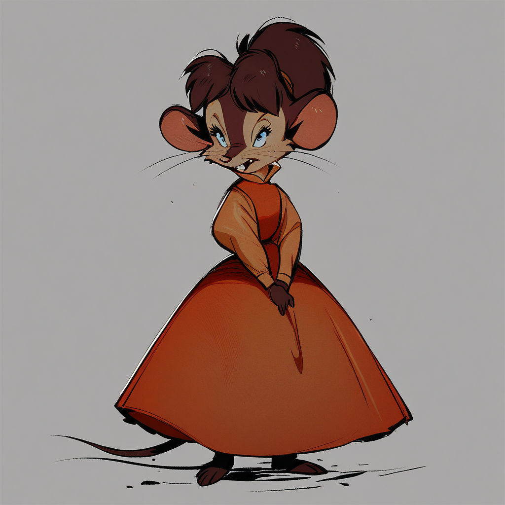 score_8, score_9, Tanya, furry, mouse ears, dress, mouse tail