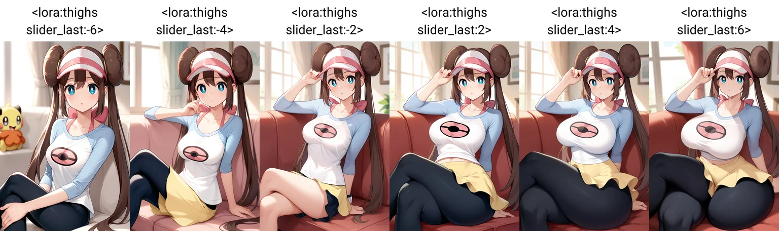 score_9, score_7_up, 1girl, rosa \(pokemon\), sitting, looking at viewer, crossed legs, <lora:thighs slider_last:-6>