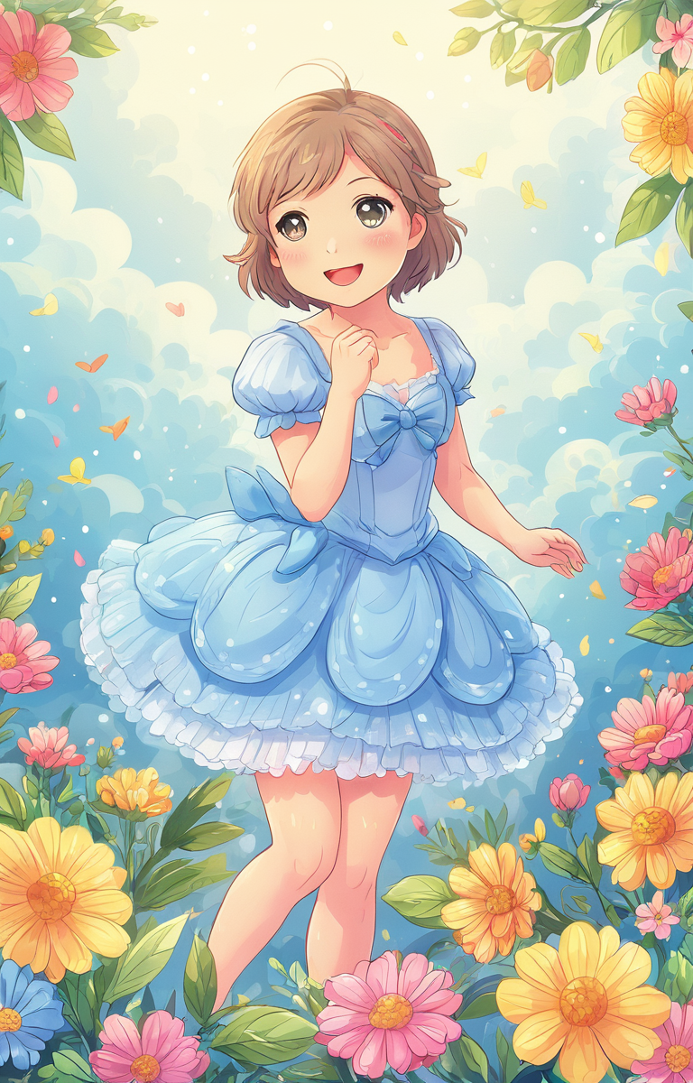 masterpiece,best quality,<lora:tbh43-sdxl:0.9>,illustration, portrait of idolmaster cinderella girls,