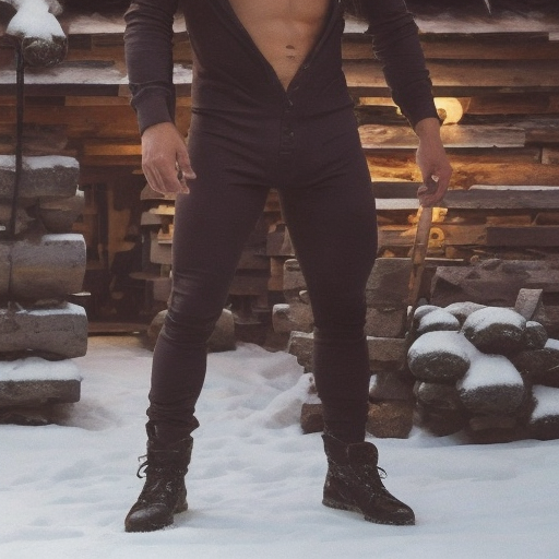 A photo of (an attractive man wearing a union suit:1.2) <lora:unionsuits_v15:1> , chest hair, mustache, cabin background, ruggedly handsome, modelshoot style, (extremely detailed CG unity 8k wallpaper), medium full shot photo of the most beautiful artwork in the world, professional majestic oil painting by Ed Blinkey, Atey Ghailan, Studio Ghibli, by Jeremy Mann, Greg Manchess, Antonio Moro, trending on ArtStation, trending on CGSociety, Intricate, High Detail, Sharp focus, dramatic, photorealistic painting art by midjourney and greg rutkowski, homoerotic, (from_below:1.4)