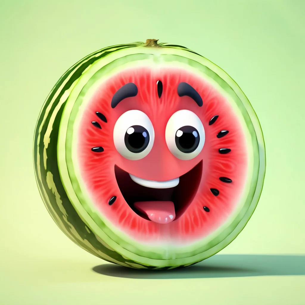 Yawning Watermelon, Sleepy Expression, Fresh Green Palette, Juicy Texture,
, CtFruitsRedmAF, <lora:CtFruitsRedmAF:1>