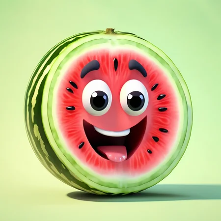 Yawning Watermelon, Sleepy Expression, Fresh Green Palette, Juicy Texture,
, CtFruitsRedmAF, <lora:CtFruitsRedmAF:1>