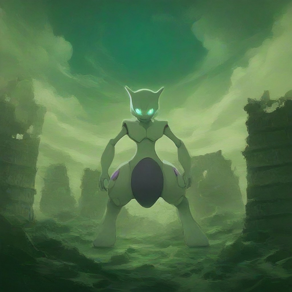 (masterpiece), best quality, A surreal and terrifying  Mewtwo, <lora:MewtwoPokedexIXL:1.0>,, swirling nebula-filled sky. In the foreground, ominous, glowing eyes looms menacingly, surrounded by ruins, otherworldly. The atmosphere is eerie and otherworldly, with glowing mists and a sense of foreboding. The colors are dark with accents of neon purple, green, and blue, creating a chilling and awe-inspiring mood
midjourneyv6.1
