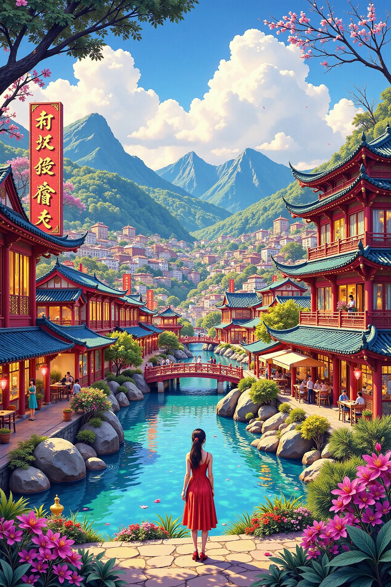 Casino in Macao beautiful anime landscape, morning, woman, very intricate, very detailed, sharp, bright, colorful, <lora:Hand v2:0.5> <lora:Anti-Blur:1><lora:Insane Detail Slider:0.25>  <lora:flux.1_lora_flyway_Epic-detail_v2:0.3> <lora:fluxenhancer:0.25> <lora:ROWER:0.6> <lora:flux-charmer-v1-1:0.4> <lora:Crosshatch Drawing:1> crosshatch drawing