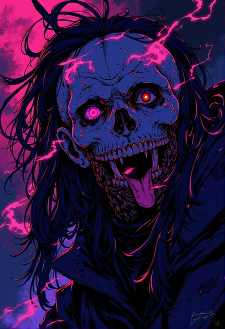 <lora:ck-ghost-reaper:0.9>, This is a digital artwork in the style of ckgr,
wabi sabi character portrait, the psyche lsd dream, a character out of reality from a distant hell invading earth, glowing bioluminecent,
