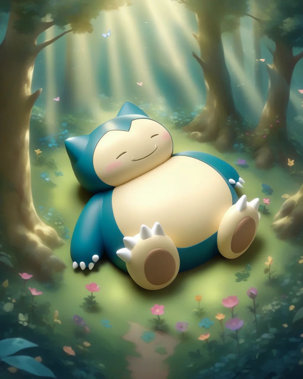 Snorlax sleeping in magical forest
<lora:snorlax_v3_1:0.8>