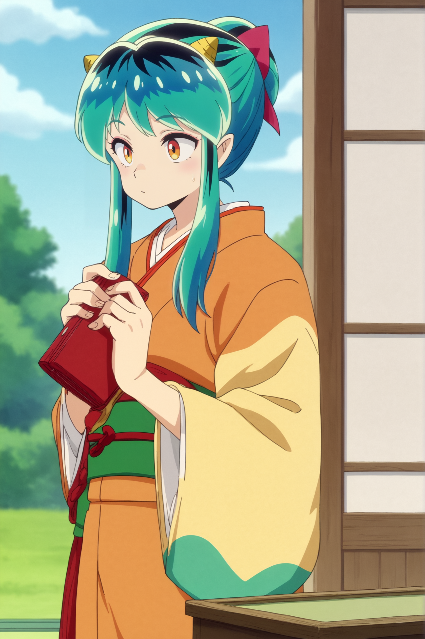 <lora:Lum:0.9>  rating_all, score_10, score_8_up, score_7_up,  Lum, yukata <lora:sdxl_lightning_4step_lora:1.0>