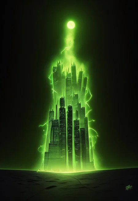 ((masterpiece, best quality)), high resolution, 32k picture, professional render, trending on artstation,
Necron, (city, buildings with windows :1.2), cityscape, electricity, green glow, green theme, green moon, starry sky, space, masterpiece, UHD, 8K, high res, high detailed, best quality, amazing quality, Lamborghini concept car,its futuristic design illuminated by the night rain like liquid silver,races down a highway at 200mph,dangerously weaving through oncoming traffic. The aerodynamic curves and LED lights of the vehicle shine brilliantly in the dark,adding a sense of technological marvel to the scene. This vivid image,presumably a digital rendering,captures the powerful contrast between speed and control,creating a thrilling and dynamic visual experience for the viewer. a magical and imagin,conceptual art,( tilt-shift:1.6),(macro:1.3),(dark black background:1.2),, ultra quality, ultra detailed, intricate details, 8k, hdr, epic realistic, global illumination, dynamic lighting, Bokeh, tilt-shift, dramatic light, dark shot