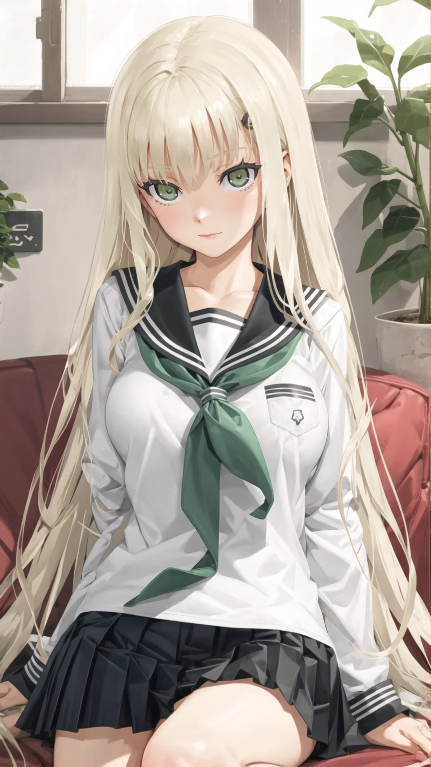 1girl, nightshirt, green eyes, frilled, ((red coat)),
<lora:Kannagi Yuuri-000015:0.6>