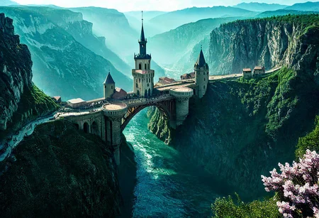 towers ringed in mist, sunrays, mixed media, flux-style, surrealism, fantasy, great lighting, A surreal landscape highly detailed, extremely high-resolution details, appears trapped in an optical illusion of reflections and refractions, colorful, Spring, cherry blossoms in the wind, sweeping vistas, majesty, spring blooms, (Zhangjiajie mountains:1.2), (((Paris in contemporary France, baroque architecture, European architecture, German Renaissance towers))), (stone arch bridges:1.05), winding rivers extending to the horizon, professional photography, natural lighting, volumetric lighting maximalist. vivid, vibrant colors, intricately detailed, (psychedelic colors, psychedelic colors:1.15), complex, elegant, expansive, fantastical, film photography style, medium grain, cmnt
(8k uhd:1,4)
<lora:add-detail-xl:1>
<lora:Dynamic Poses:1>