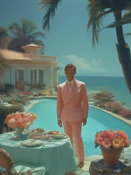 masterpiece,best quality,portrait of boy,portrait of character,style of Slim Aarons,<lora:tbh103-sdxl:1>,