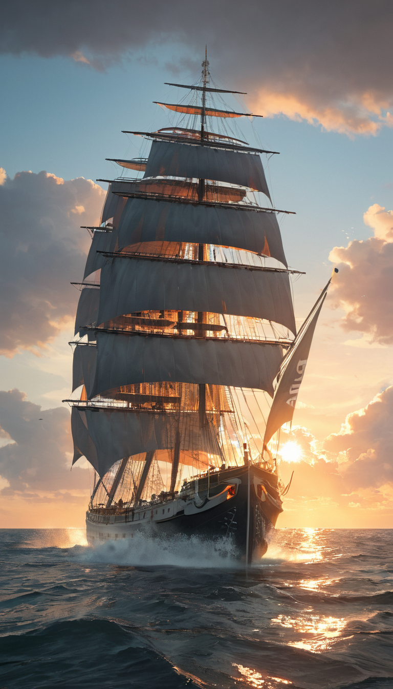 masterpiece, best quality, greg rutkowski, no humans, scenery, watercraft, cloud, sky, ship, outdoors, water, sun, cloudy sky, sunset, ocean, boat, building , very detailed, high resolution, sharp, sharp image, 4k, 8k, <lora:greg_rutkowski_xl_v2:1>